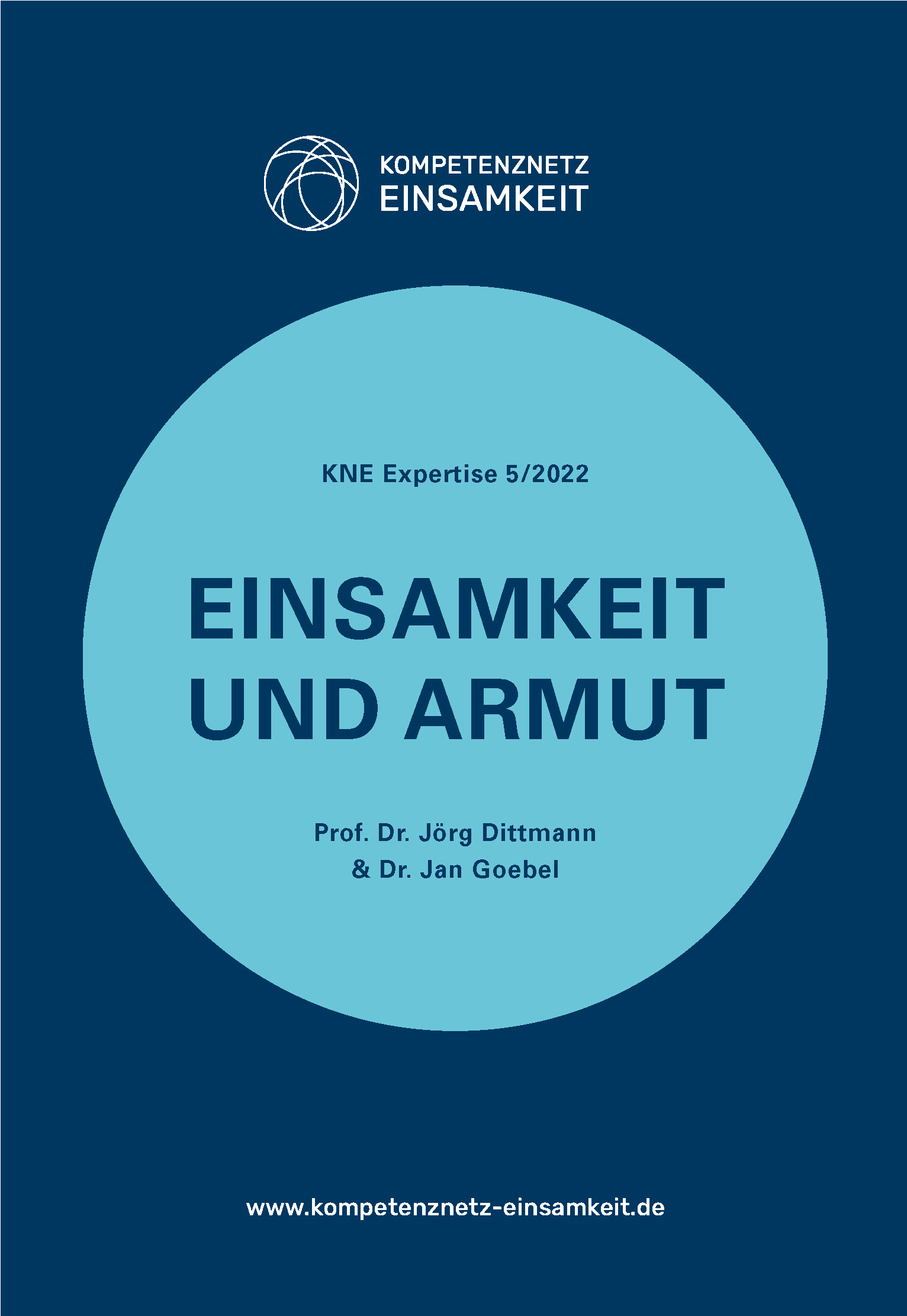 Cover der Expertise: Einsamkeit und Armut, Prof. Dr. Jörg Dittmann & Dr. Jan Goebel