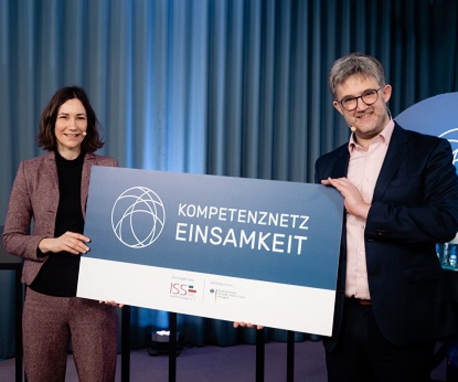 Benjamin Landes und Anne Spiegel zur Gründung des Kompetenznetzes Einsamkeit