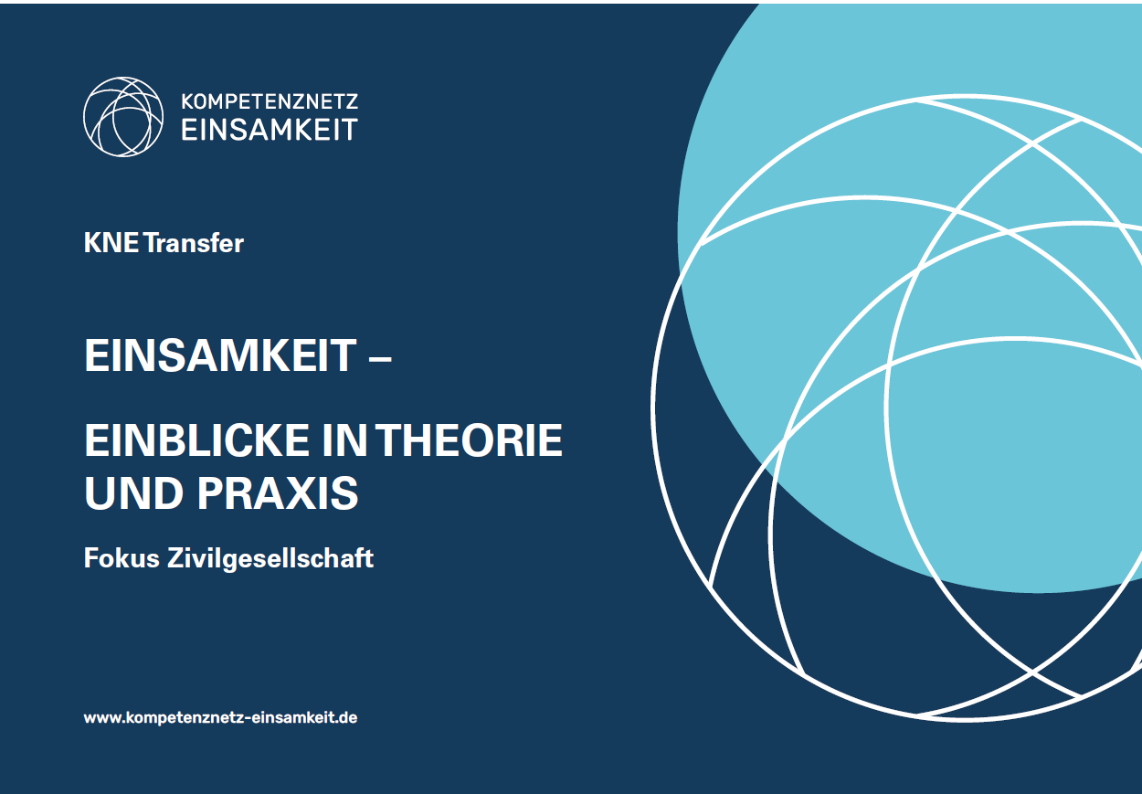 Cover KNE Transfer 01: Einsamkeit - Einblicke in Theorie und Praxis