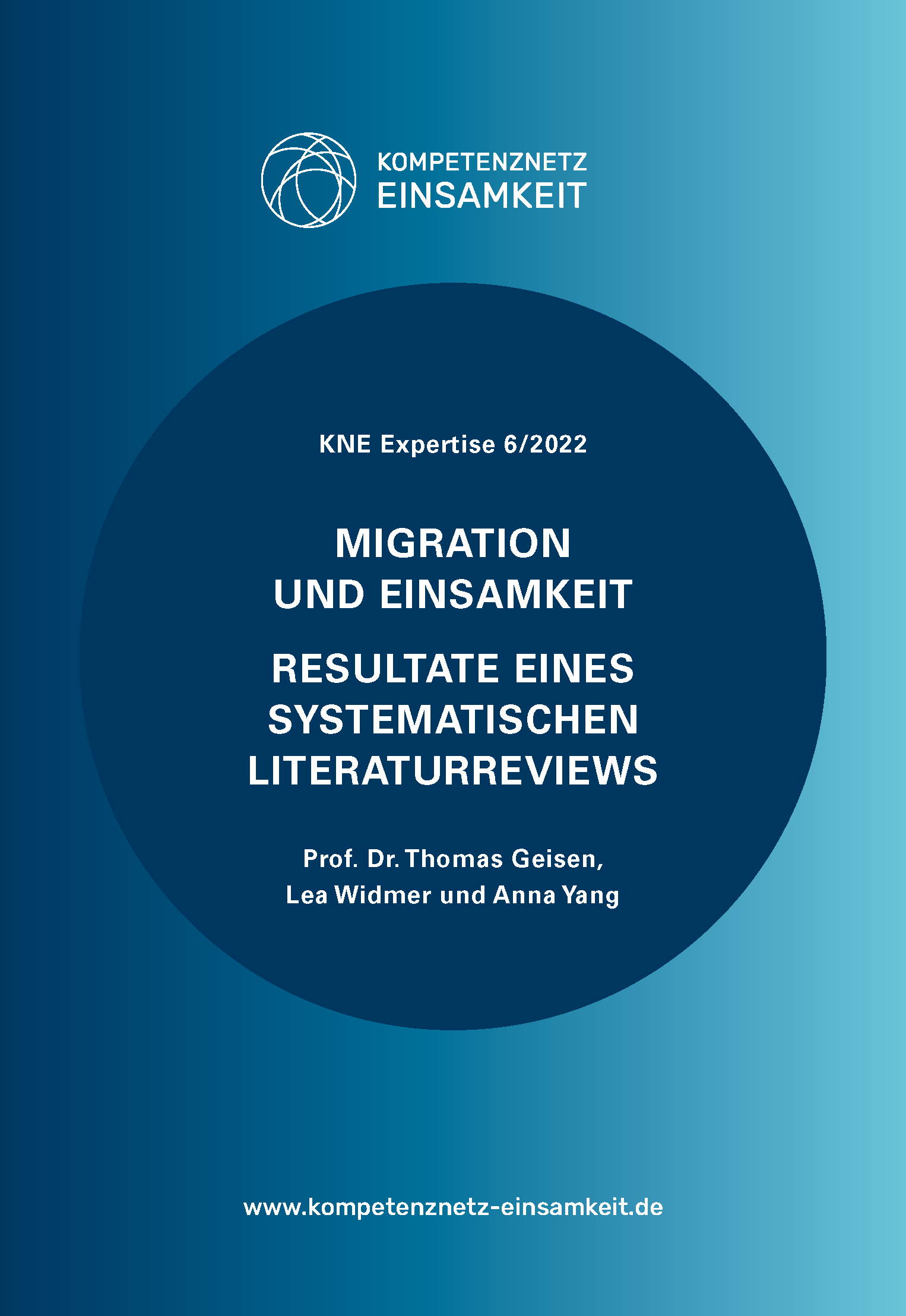 Cover der Expertise 06 Migration und Einsamkeit