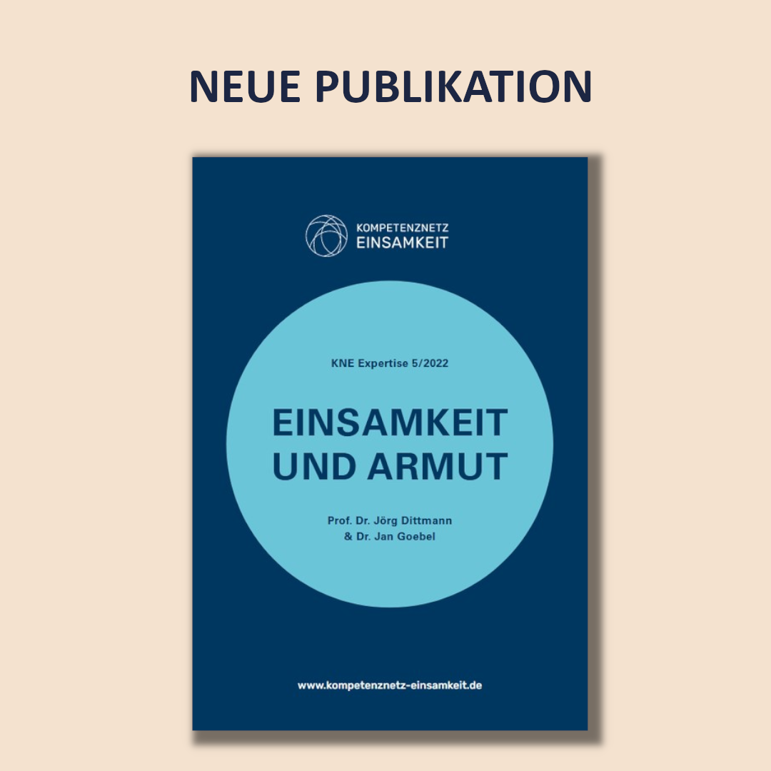 Sharepic mit Cover der Expertise Einsamkeit und Armut von Dittmann und Goebel