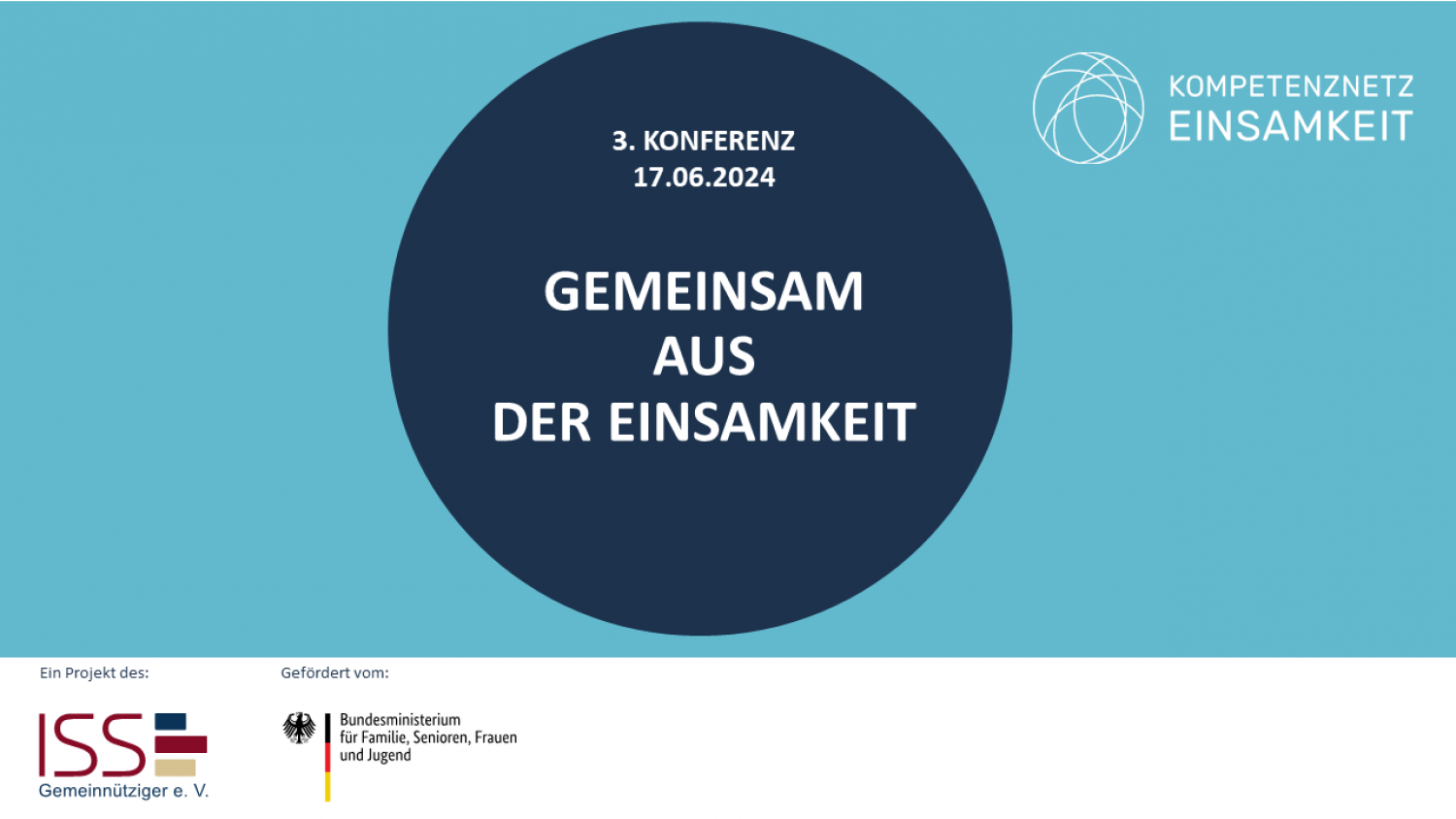 Sharepic zur Konferenz Gemeinsam aus der Einsamkeit