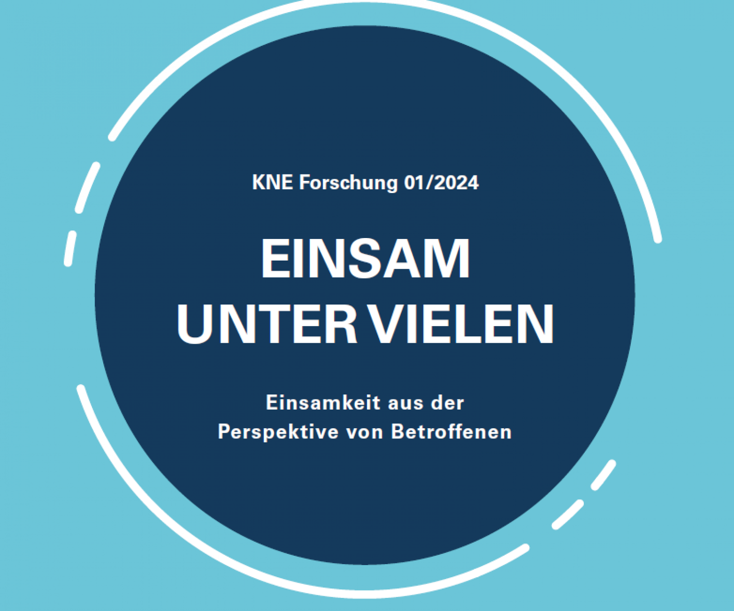 Cover der Publikation "Einsam unter Vielen" - Einsamkeit aus der Perspektive von Betroffenen